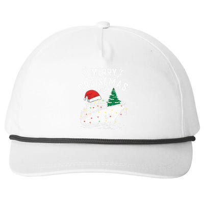 Merry Cruisemas Cruise Ship Family Christmas Funny Snapback Five-Panel Rope Hat