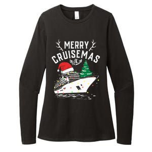 Merry Cruisemas Cruise Ship Family Christmas Funny Womens CVC Long Sleeve Shirt