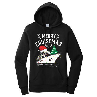 Merry Cruisemas Cruise Ship Family Christmas Funny Women's Pullover Hoodie