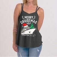 Merry Cruisemas Cruise Ship Family Christmas Funny Women's Strappy Tank