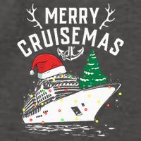 Merry Cruisemas Cruise Ship Family Christmas Funny Vector Backpack