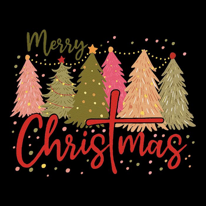 Merry Christmas Cross Retro Xmas Jesus Christian Sustainable Bucket Hat