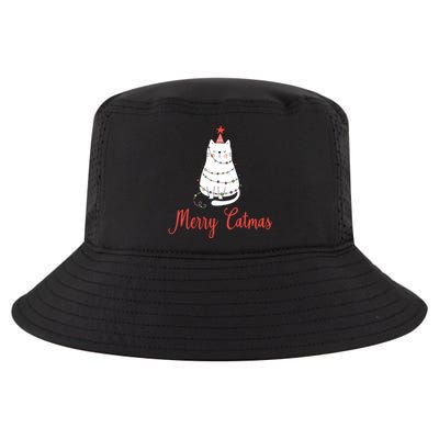 Merry Catmas Cat Christmas Gift Cool Comfort Performance Bucket Hat