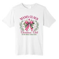 Mama Claus Christmas Club Coquette Bow Tall Fusion ChromaSoft Performance T-Shirt