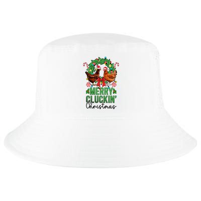 Merry Cluckin Christmas Chicken Owner Chicken Lover Xmas Gift Cool Comfort Performance Bucket Hat