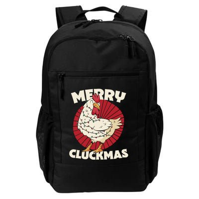 Merry Chickmas Cluckmas Funny Christmas Pajama Retro Outfit Great Gift Backpack