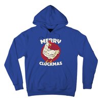 Merry Chickmas Cluckmas Funny Christmas Pajama Retro Outfit Great Gift Hoodie