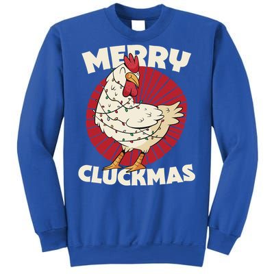 Merry Chickmas Cluckmas Funny Christmas Pajama Retro Outfit Great Gift Sweatshirt