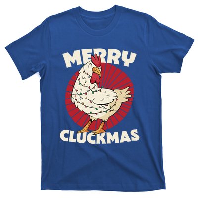 Merry Chickmas Cluckmas Funny Christmas Pajama Retro Outfit Great Gift T-Shirt