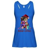 Moewy Catmas Cat Christmas Gift Ladies Essential Flowy Tank