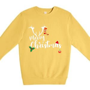 Merry Christmas Cute Gift Cute Gift Premium Crewneck Sweatshirt