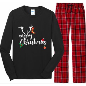 Merry Christmas Cute Gift Cute Gift Long Sleeve Pajama Set