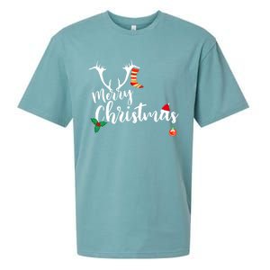 Merry Christmas Cute Gift Cute Gift Sueded Cloud Jersey T-Shirt