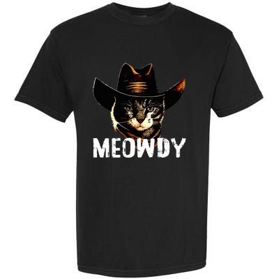 Meowdy Cat Cowboy Garment-Dyed Heavyweight T-Shirt