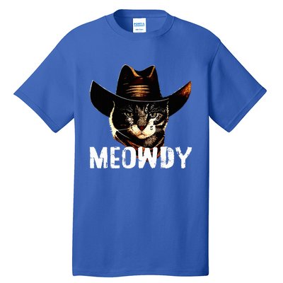 Meowdy Cat Cowboy Tall T-Shirt