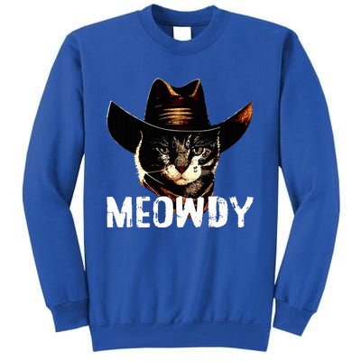 Meowdy Cat Cowboy Tall Sweatshirt