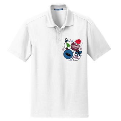 Merry Christmas Colorado Hockey Est 1972 Dry Zone Grid Polo