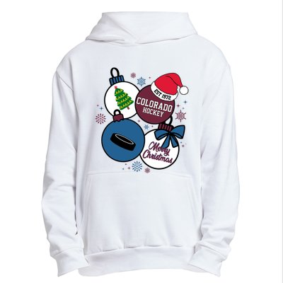 Merry Christmas Colorado Hockey Est 1972 Urban Pullover Hoodie