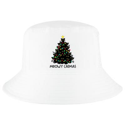 Merry Catmas Cat Christmas Tree Meowy Catmas Gift Cool Comfort Performance Bucket Hat