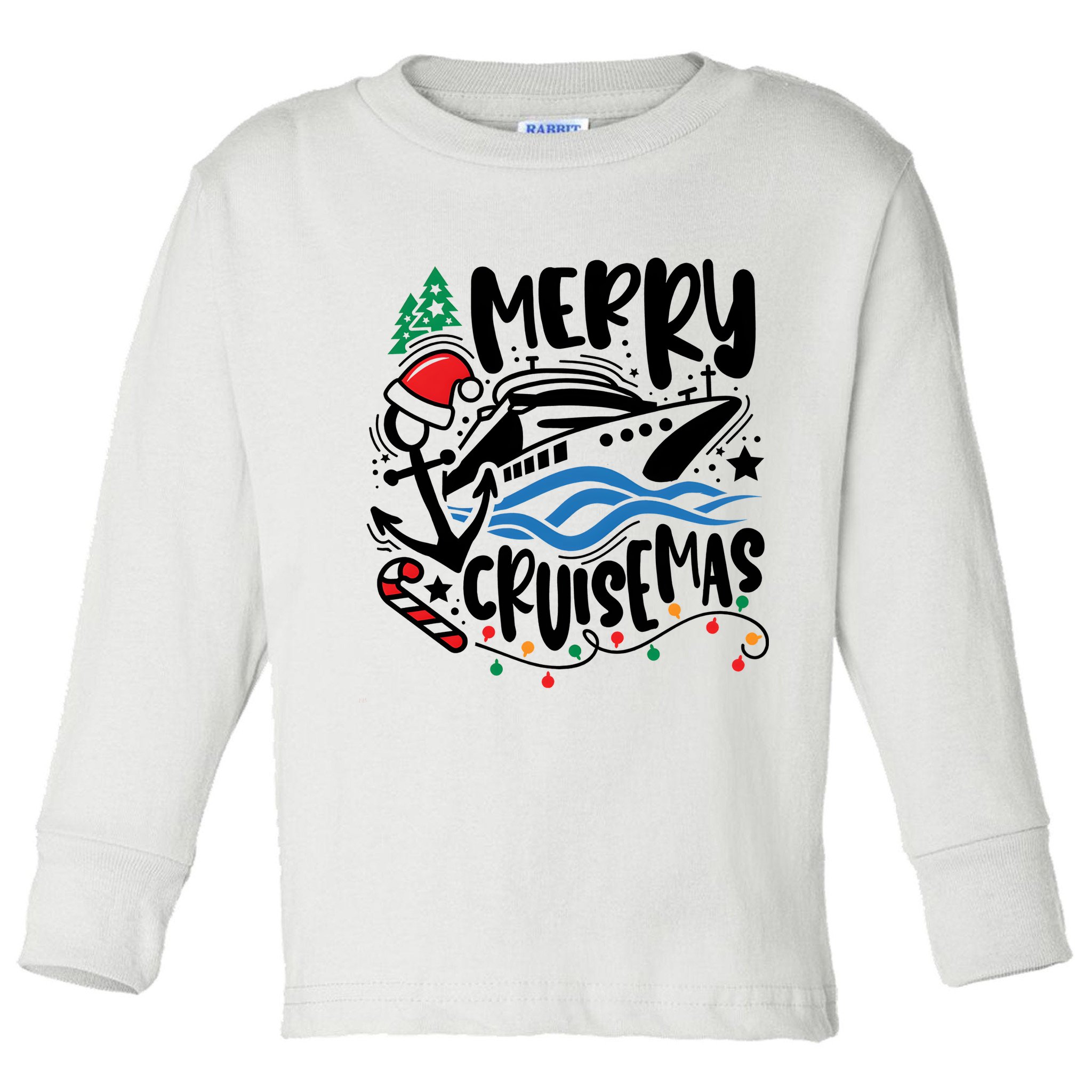 Merry Cruisemas Christmas On Cruise Cruising Toddler Long Sleeve Shirt