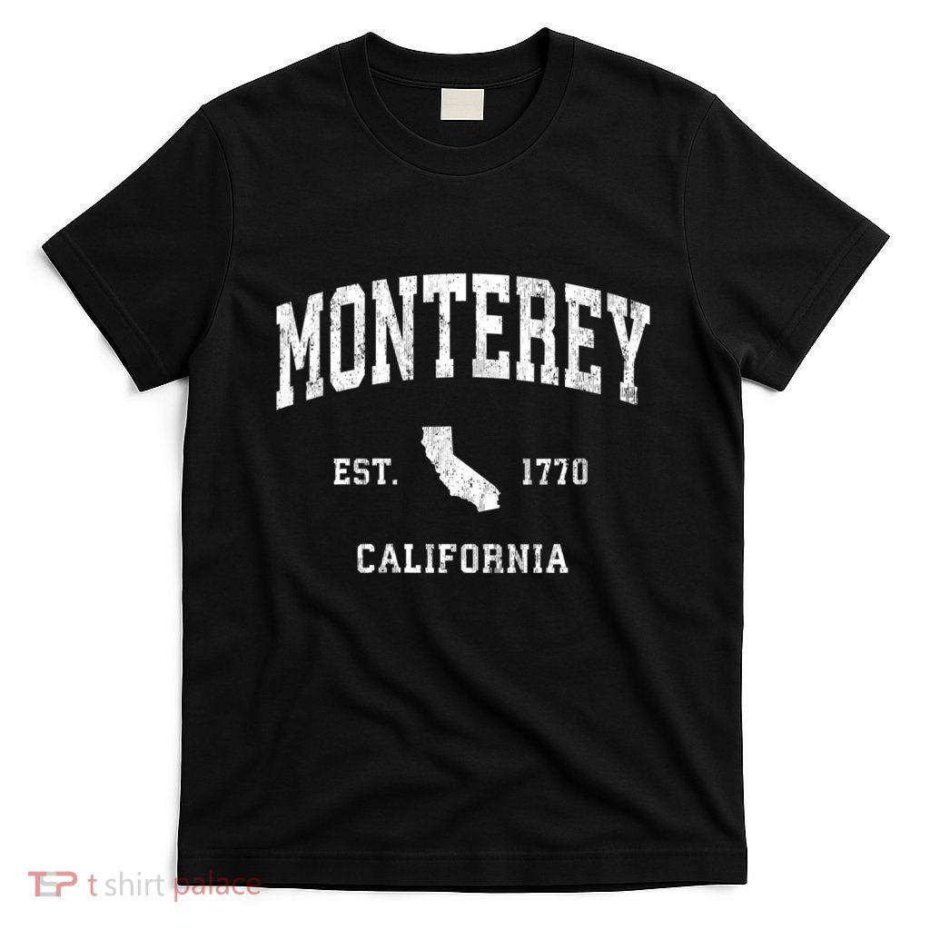 Monterey California Ca Vintage Athletic T-Shirt