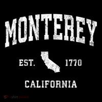 Monterey California Ca Vintage Athletic T-Shirt