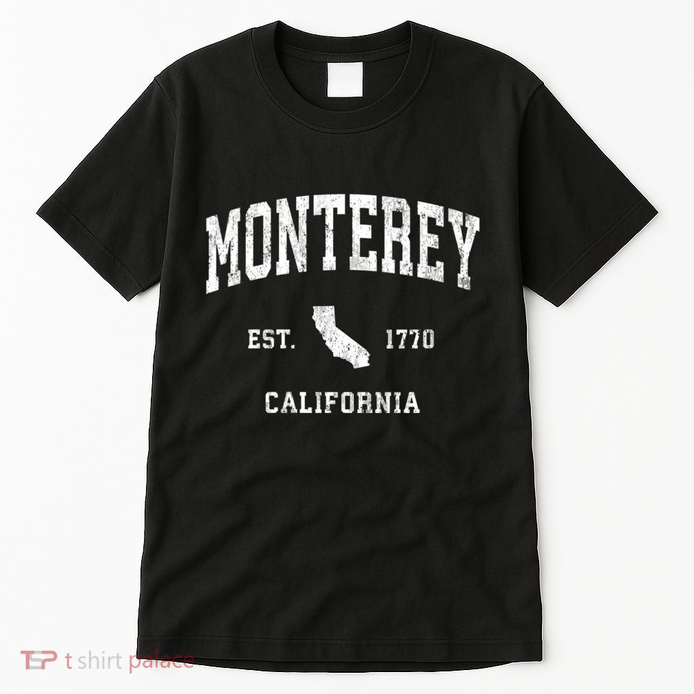 Monterey California Ca Vintage Athletic Tall T-Shirt