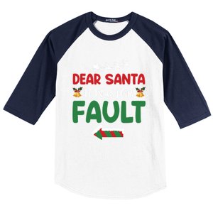 Matching Christmas Couples Gift Dear Santa It Was Her Fault Meaningful Gift Baseball Sleeve Shirt