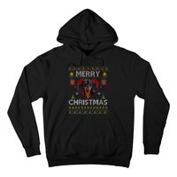 Merry Christmas Dachshund Dog Ugly Sweater Funny Hoodie