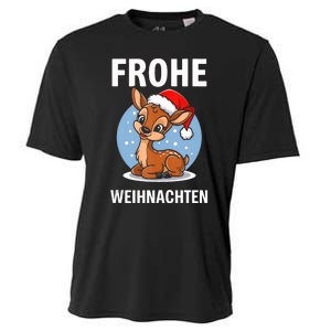 Merry Christmas Deer Frohe Weihnachten Tank Top Cooling Performance Crew T-Shirt