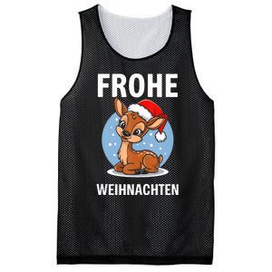 Merry Christmas Deer Frohe Weihnachten Tank Top Mesh Reversible Basketball Jersey Tank