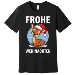 Merry Christmas Deer Frohe Weihnachten Tank Top Premium T-Shirt