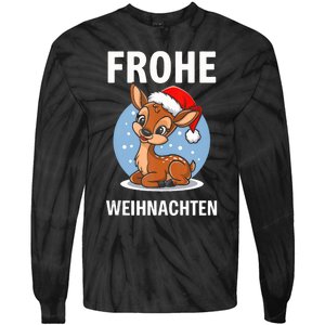 Merry Christmas Deer Frohe Weihnachten Tank Top Tie-Dye Long Sleeve Shirt