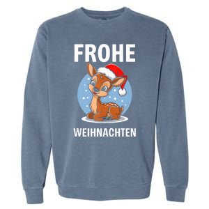 Merry Christmas Deer Frohe Weihnachten Tank Top Garment-Dyed Sweatshirt