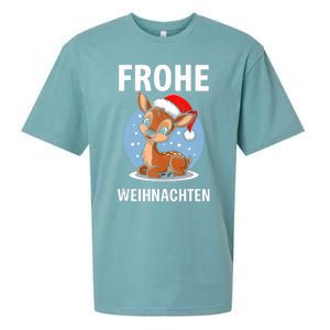 Merry Christmas Deer Frohe Weihnachten Tank Top Sueded Cloud Jersey T-Shirt