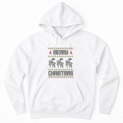 Merry Christmas Deers Humping Funny Holiday Reindeer Hoodie