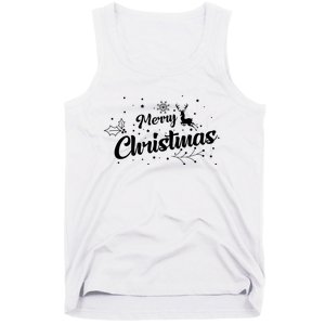 Merry Christmas Deer Tank Top