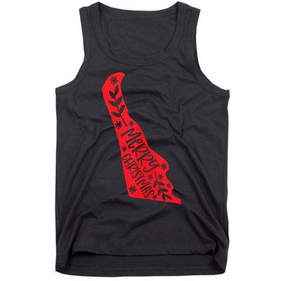 Merry Christmas Delaware Tank Top Tank Top