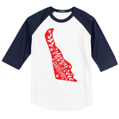 Merry Christmas Delaware Tank Top Baseball Sleeve Shirt