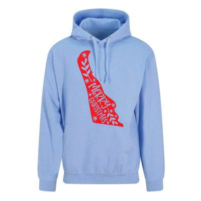 Merry Christmas Delaware Tank Top Unisex Surf Hoodie