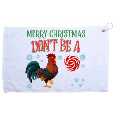 Merry Christmas DonT Be A Cock Sucker Christmas Grommeted Golf Towel