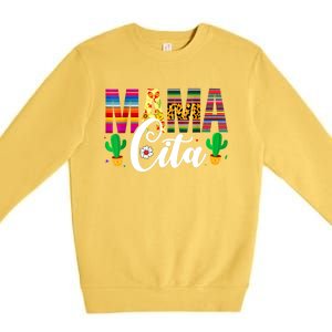 Mamacita Cinco De Mayo 5 De Mayo Cactus Fiesta Cool Gift Premium Crewneck Sweatshirt