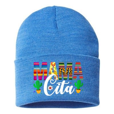 Mamacita Cinco De Mayo 5 De Mayo Cactus Fiesta Cool Gift Sustainable Knit Beanie