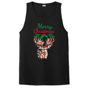 Merry Christmas Deer PosiCharge Competitor Tank