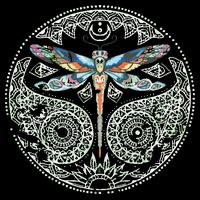 Magical Colorful Dragonfly Tribal Mandala Backpack