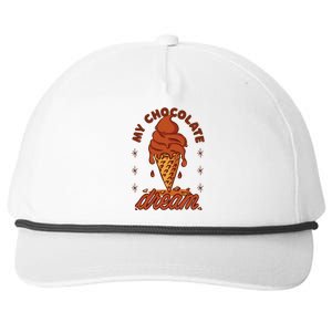 My Chocolate Dream Ice Cream Snapback Five-Panel Rope Hat