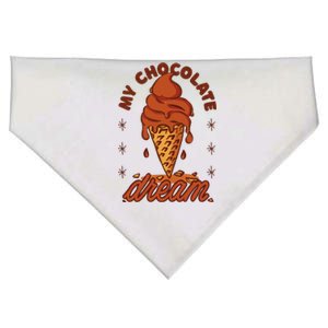 My Chocolate Dream Ice Cream USA-Made Doggie Bandana