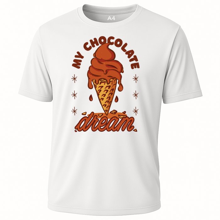 My Chocolate Dream Ice Cream Cooling Performance Crew T-Shirt