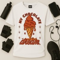 My Chocolate Dream Ice Cream Cooling Performance Crew T-Shirt