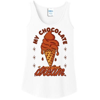 My Chocolate Dream Ice Cream Ladies Essential Tank